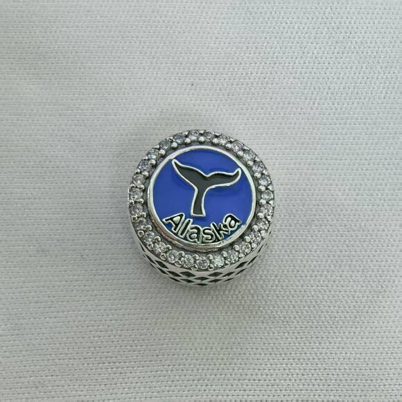 Pandora Alaska Charm Ketchikan Heart Charm Pendant, S925 Silver Jewelry - Picture 2 of 4